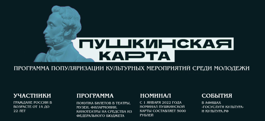 Театры уфы по пушкинской карте