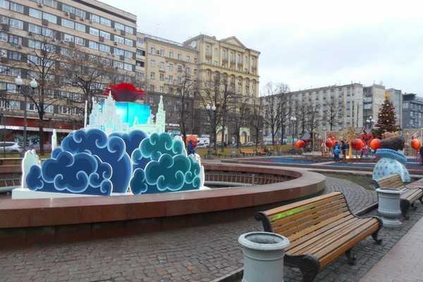 Пушкинский сквер в москве на карте